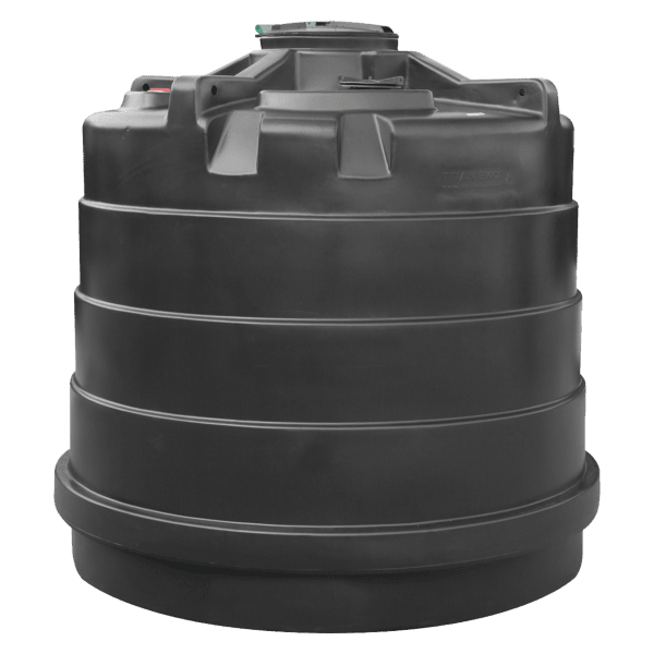AquaBank bovengrondse regenwatertank 9000L – grijze kunststof watertank voor regenwateropslag