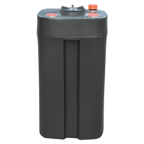 AquaBank 200L regenwatertank – compacte kunststof bovengrondse watertank in antraciet, groen